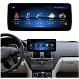 Autoradio Ecran 10.25" Mercedes Classe C W204 Android Carplay Bluetooth GPS