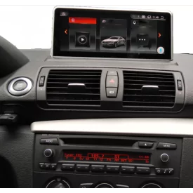 Autoradio BMW E87 Serie 1 Ecran Android GPS Bluetooth Multimedia Adaptable Compatible Poste D'origine 2004 2005 2006 2007 2008..