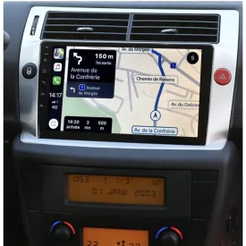 Autoradio C4 Citroen GPS Bluetooth Android Auto Apple Carplay Compatible D'origine