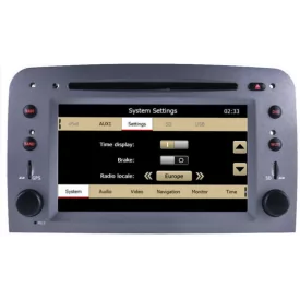 Autoradio 2 din gps Alfa GT compatible android bluetooth poste alfa romeo bose aux