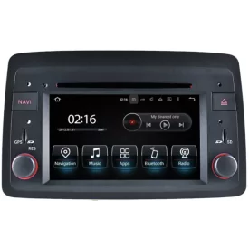 Autoradio Fiat Panda 2 169 GPS Bluetooth Android Poste Radio Ecran Tactile 2 Din 2004 2005 2006 2007 2008 2009 2010 2011 2012