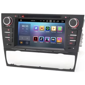 Autoradio BMW E90 Android Carplay GPS Bluetooth USB Ecran Tactile 2 Din Compatible Serie 3 D'origine