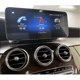 Autoradio Ecran 10.25" Mercedes Classe C W205 Android Auto Apple Carplay GPS Bluetooth
