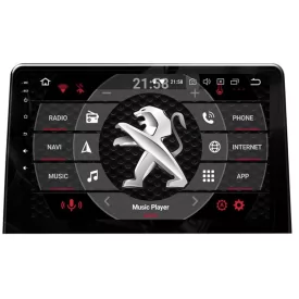 Ecran Peugeot Partner Carplay Android GPS Bluetooth